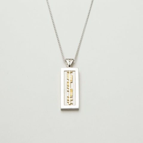 Ogham My Soulmate Pendant 18k Gold