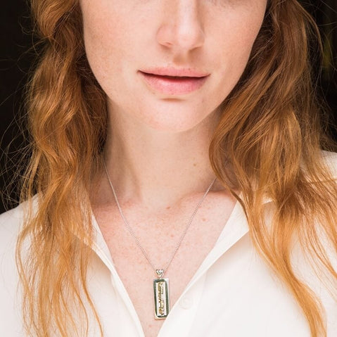 Ogham My Soulmate Pendant 18k Gold