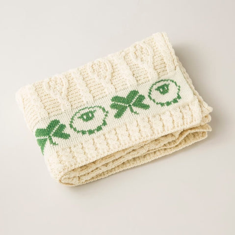 Irish Shamrock Baby Blanket