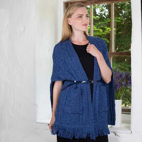 Merino Wool Pocket Shawl