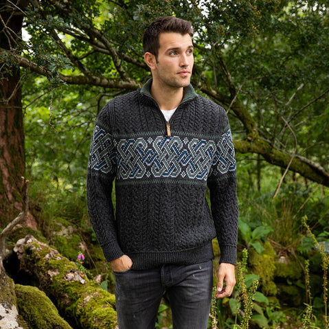 Mens Newgrange Celtic Sweater