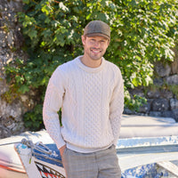 Men's Heritage Crew Neck Aran Sweater