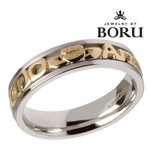 Mo Anam Cara Gents 18k Irish Wedding Band