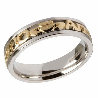 Mo Anam Cara Gents 18k Irish Wedding Band