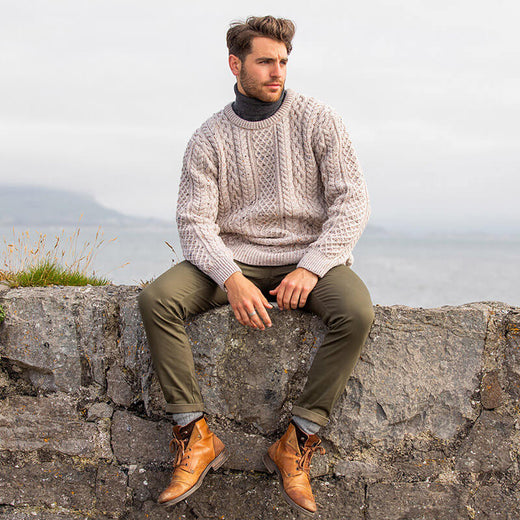 Herren Aran-Pullover „O'Connell“
