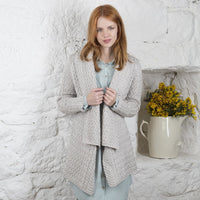Ladies Glenross Waterfall Aran Cardigan