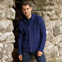 The Irish Store Men's Classic Aran Cardigan