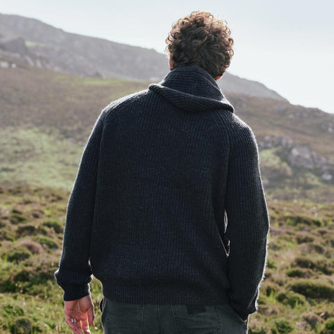 Men's Ribbed Hooded  Sweater