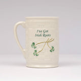 Belleek I've Got Irish Roots Mug
