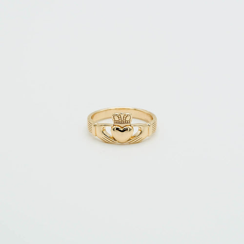 Women's Gold Vermeil Claddagh Ring