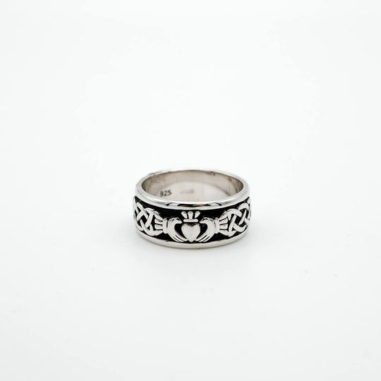 Men's Celtic Claddagh Band