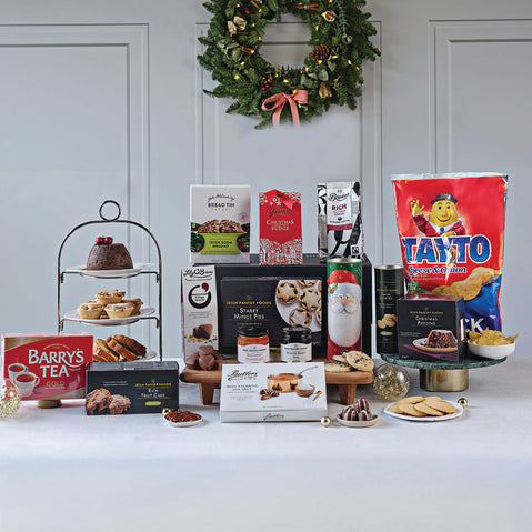 Traditional Irish Feast Hamper with Barry's Tea, Tayto crisps, Butlers chocolates and classic Irish food favourites