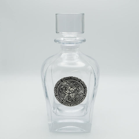 Mullingar Pewter Celtic Crystal Decanter & Glasses Gift Set