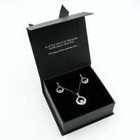 Connemara Marble Claddagh Drop Jewelry Set