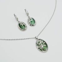 Tree of Life Cat's Eye Jewelry Set