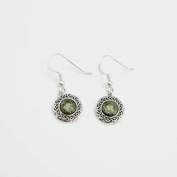 Connemara Marble Celtic Knot Jewelry Earrings