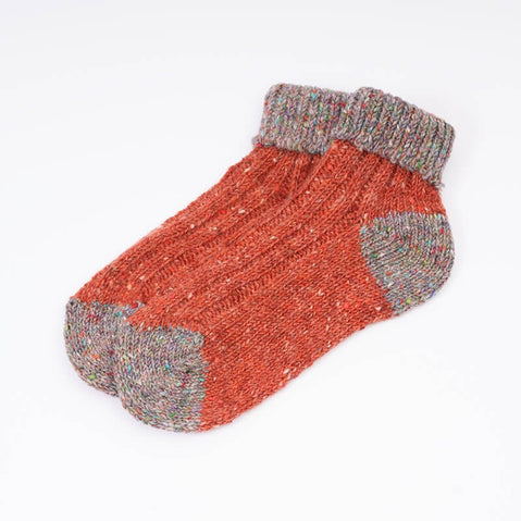 Two Tone Wool Ankle Socks