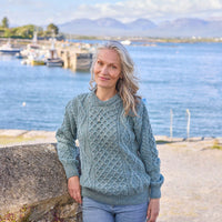 Women's Heritage Crew Neck Aran Sweater