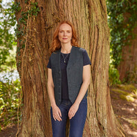 Women's Herringbone Irish Tweed Vest