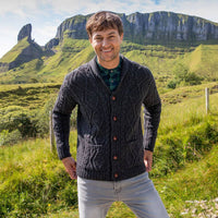 The Irish Store Men's Classic Aran Cardigan