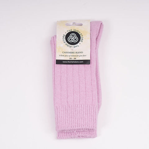 Ladies Cashmere Blend Irish Wool Socks