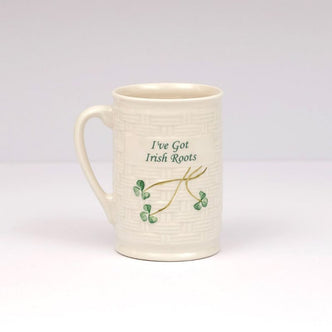 Belleek I've Got Irish Roots Mug