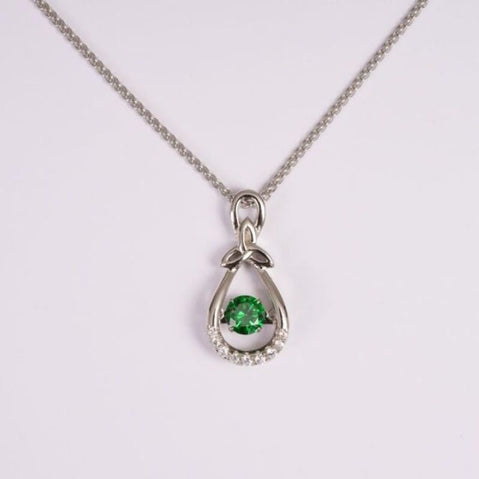Dancing Stone Trinity Knot Pendant
