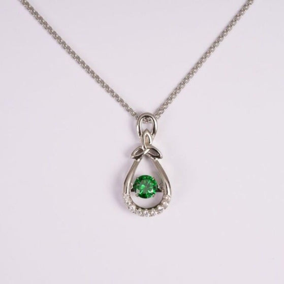 Dancing Stone Trinity Knot Pendant