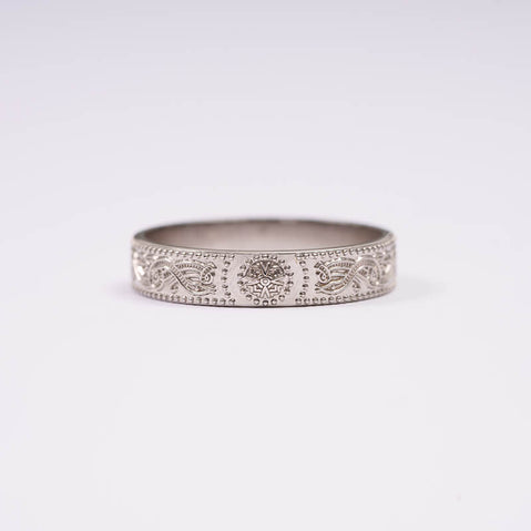 Women's Celtic Warrior Wedding Band