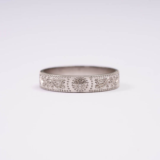 Women's Celtic Warrior Wedding Band