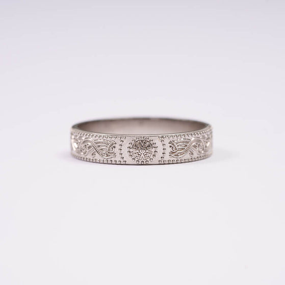 Women's Celtic Warrior Wedding Band