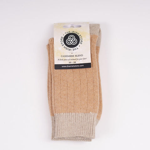 Ladies Cashmere Blend Irish Wool Socks