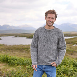 Men's Traditional Fisherman Irish Wool Sweater