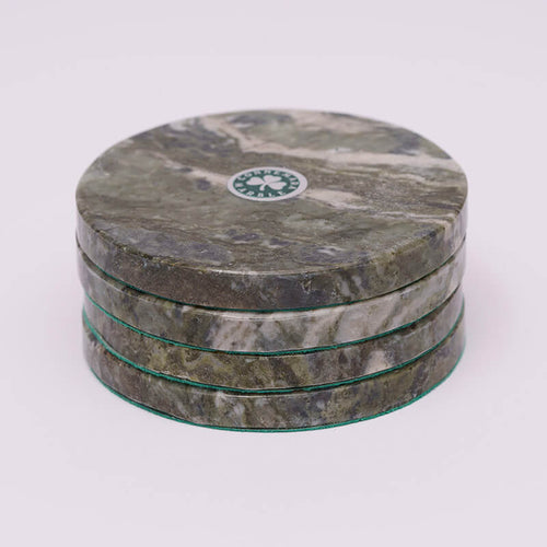 Connemara Marble Disc Coasters