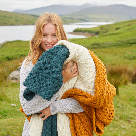 Luxury Aran Throw