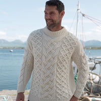 Men's Trellis Aran Sweater