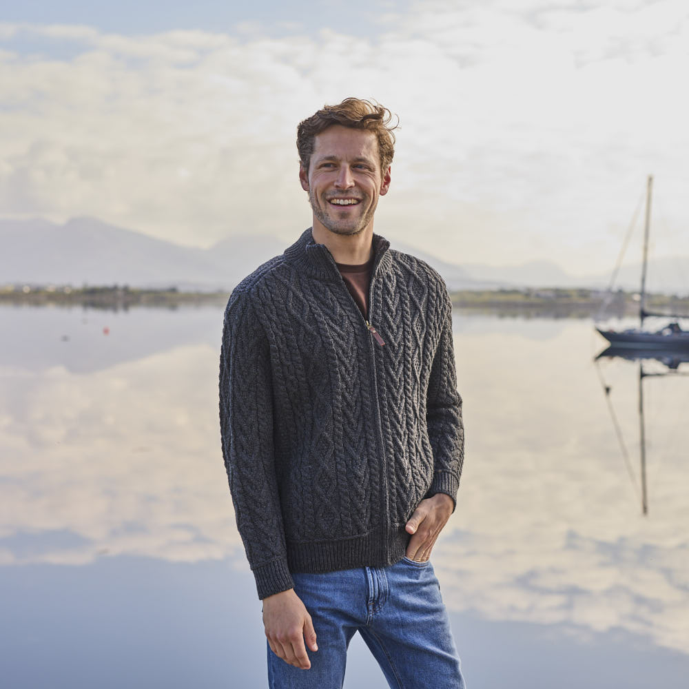 Men's Fisherman Full-Zip Cardigan