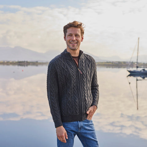 Men's Fisherman Full-Zip Cardigan