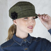 Ladies Irish Wool Newsboy Cap
