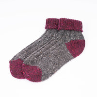 Two Tone Wool Ankle Socks