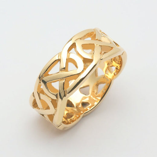 Gents 10K Sheelin Celtic Knot Ring
