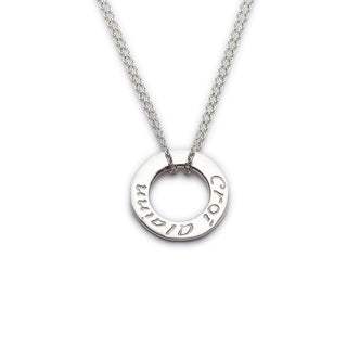 Heart Silver Irish Pendant
