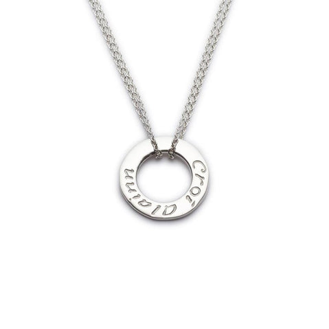 Heart Silver Irish Pendant