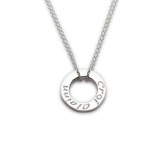 Heart Silver Irish Pendant