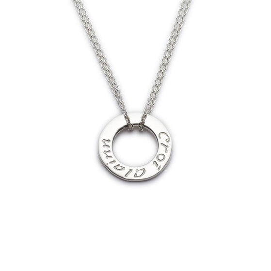Heart Silver Irish Pendant