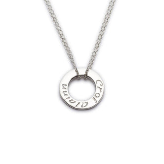 Heart Silver Irish Pendant