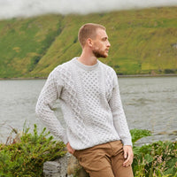 Men's Crew Neck Irish Wool Classic Sweater