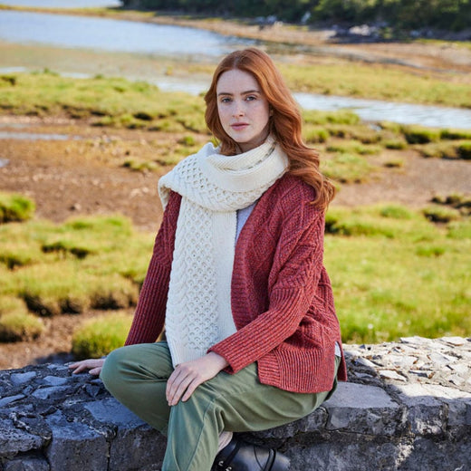 Merino Aran Scarf