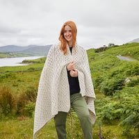 Aran Throw Blanket