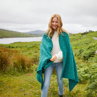 Aran Throw Blanket